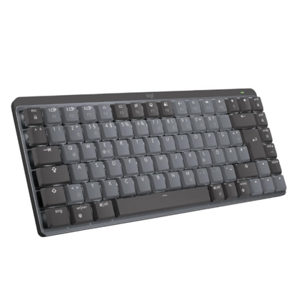 Black keyboard on a white background