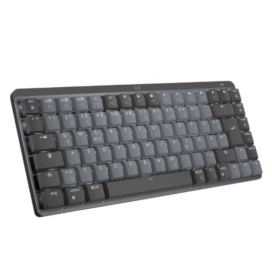 Black keyboard on a white background