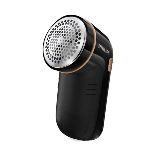 Black Philips fabric shaver on a white background