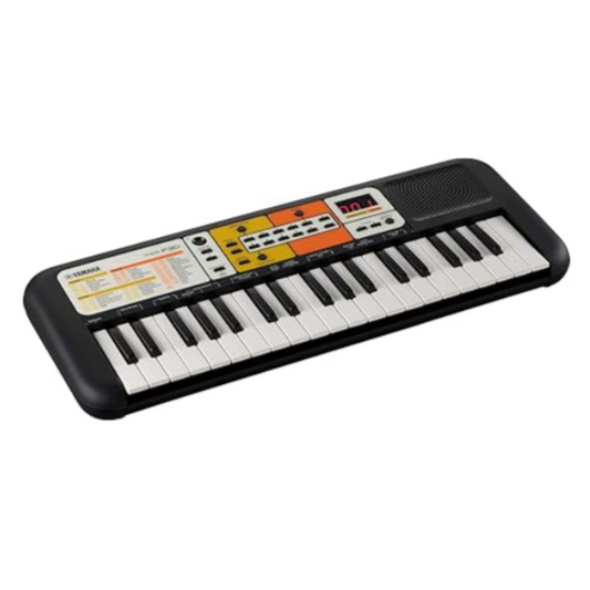 Yamaha PSS-F30 Mini Keyboard for Kids on a product page with price and rating information.