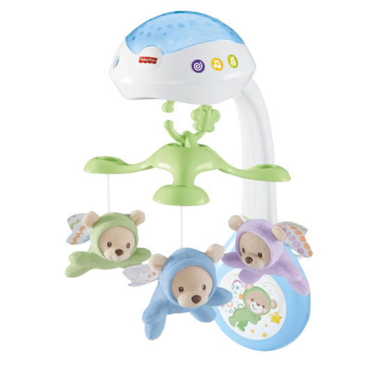 Fisher-Price baby mobile with teddy bears 