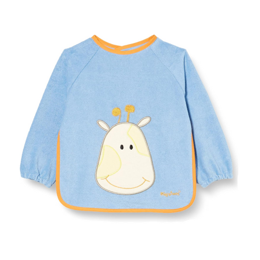 Playshoes Soft Terry Cloth Waterproof Baby Bib with Sleeves