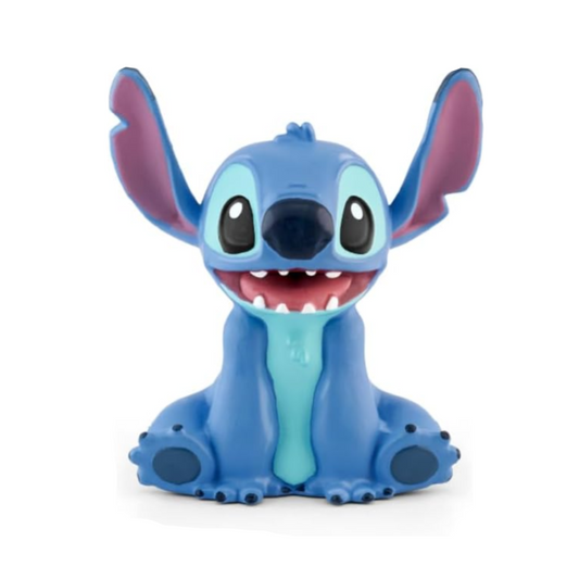 Blue cartoon character figurine on a white background
