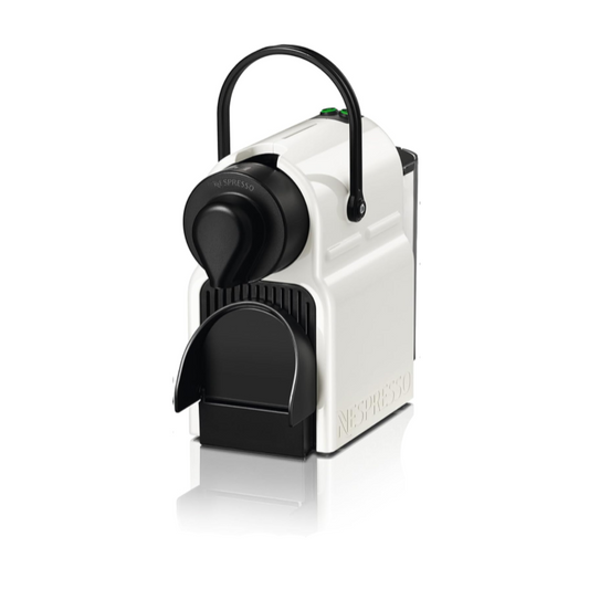 White and black kitchen appliance on a white background