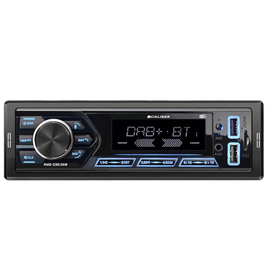 Car stereo receiver with DAB+ and Bluetooth