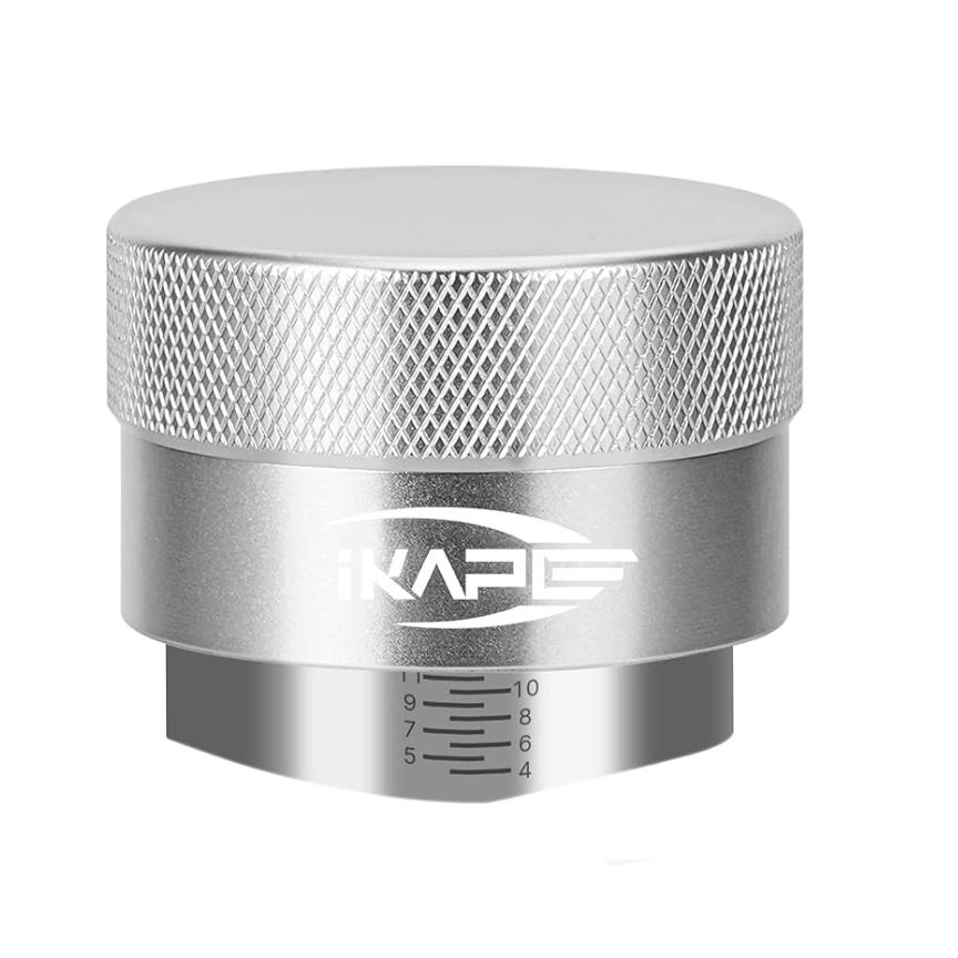 Silver IKAPE coffee product on a computer screen with on white background