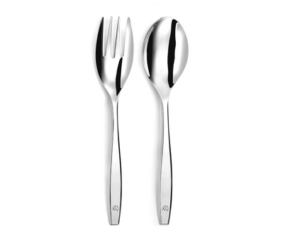 Lou Laguiole Figurine Mirror Stainless Steel Serving Cutlery Set.