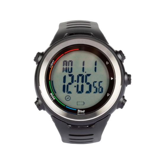 Crivit Waterproof Heart Rate Fitness Watch with Pedometer