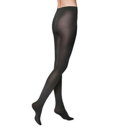 Black tights on a white background