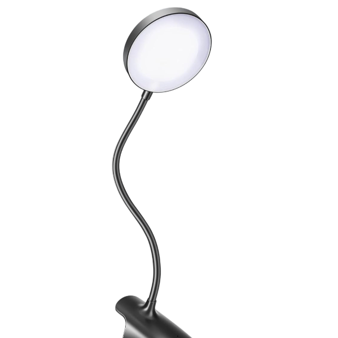 LED desk lamp on a white background