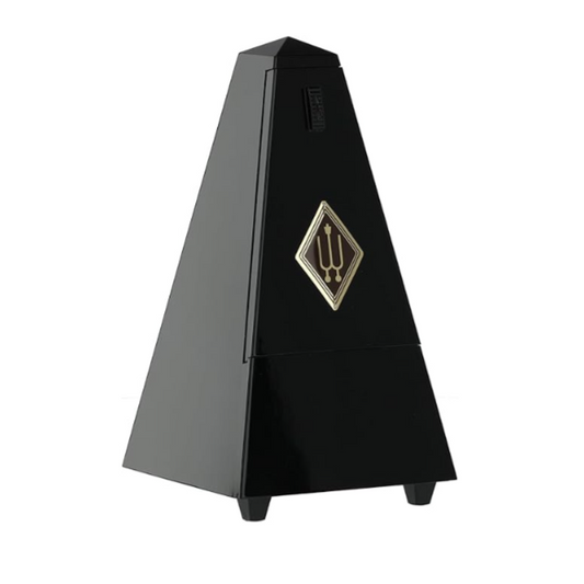 Wittner Taktell Pyramid Metronome – Solid Wood Matte Black