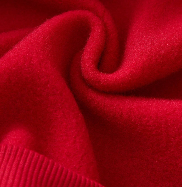 Christmas Casual Minimalist Santa Claus Print Round Neck Long Sleeve Loose Fit