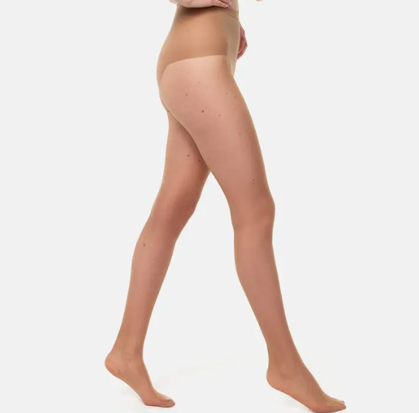 DIM 15 D Tights, Flat Belly Tights, Well Belly Tights for Women (Gazelle)