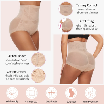 LAVSMB High Waist Control Shapewear Panties for Women