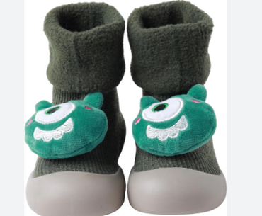 Cozy Wool Baby Boot with Silicone Non‑Slip Sole