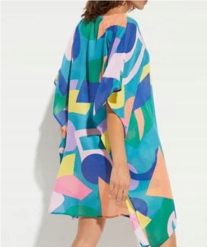 Bonprix. Beach Tunic Dress with Colorful Print