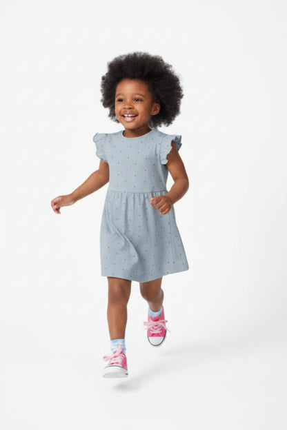 Lupilu Children's Dresses Made of Cotton - 2Pcs