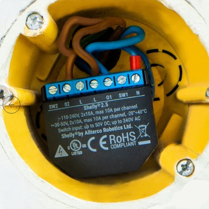 Shelly 2.5 Dual Relay Switch Module