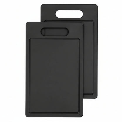 Livarno Home BPA-Free Plastic Cutting Board Set with Handle