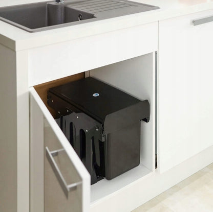 Relaxdays Built-In Waste Bin 2-Compartment, Pull-Out