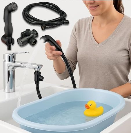 STOAT Portable Brass Bidet Sprayer Kit