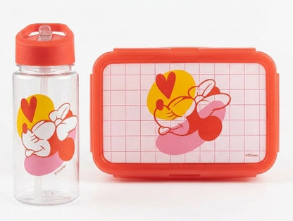 Disney Minnie Mouse Snack Box and Water Bottle Set