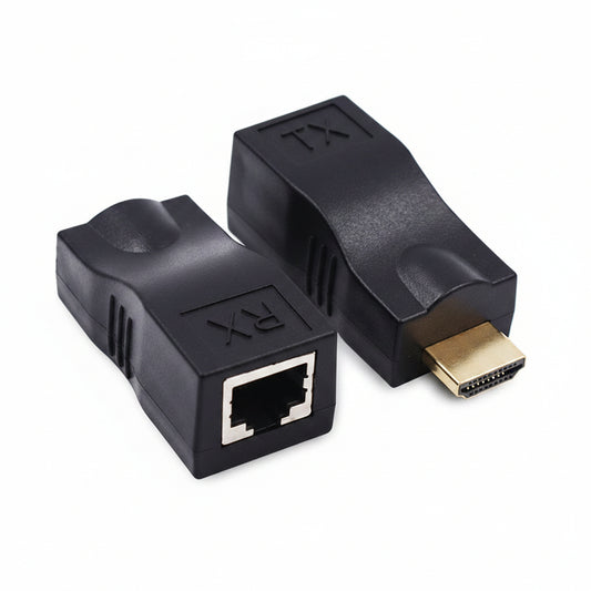 HDTV Extender Over Ethernet by Cat 5e/6 Cable 1080P for HDTV Projector Monitor