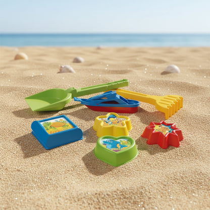 Wader Happy Summer 7-Piece Sand Play Set