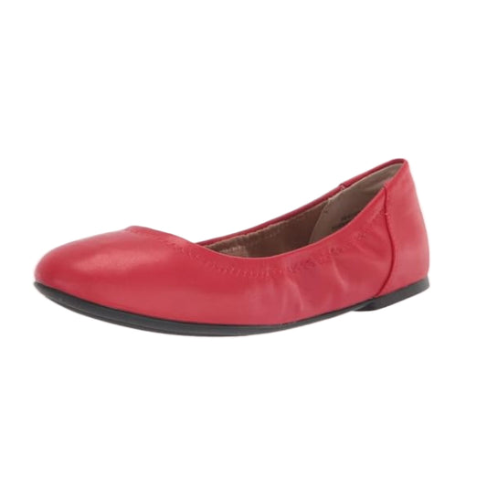 Amazon Essentials Women's Belice Bright Red Ballet Flat Slip-On