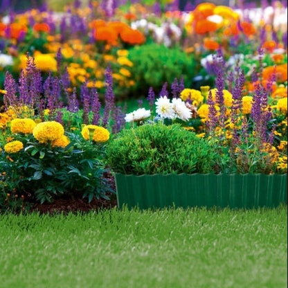Parkside Wavy PVC Lawn Edging 15 cm x 9 m