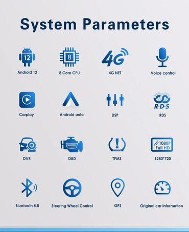 Android 12 Double DIN Car Radio for Renault Trafic