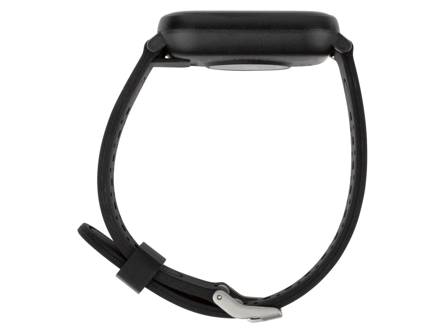 SilverCrest Black Fitness Smartwatch with Heart Rate & SpO2