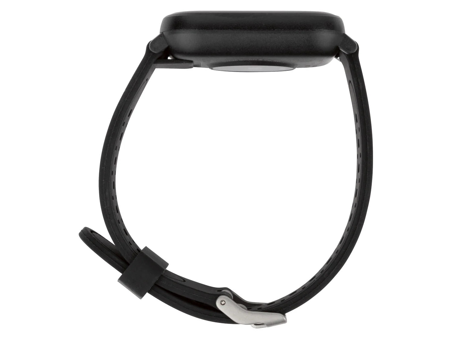 SilverCrest Black Fitness Smartwatch with Heart Rate & SpO2