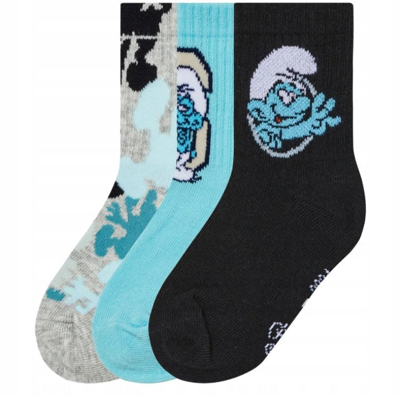 SMERFY 482402_2404 Kids' Socks 3-Pack Blue 27-30