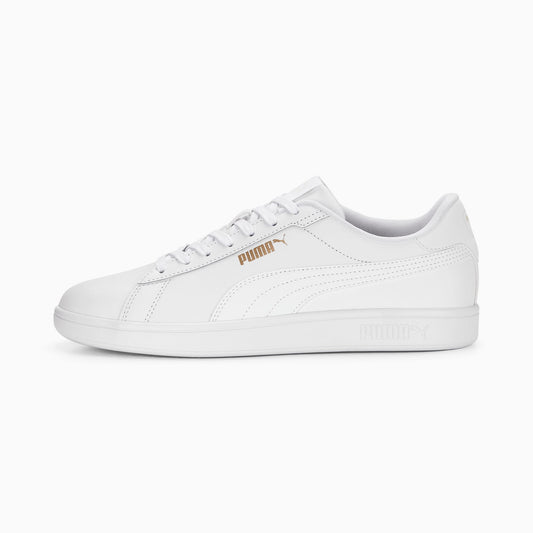 PUMA Smash 3.0 L Synthetic Leather Tennis-Inspired Casual Sneakers for Men
