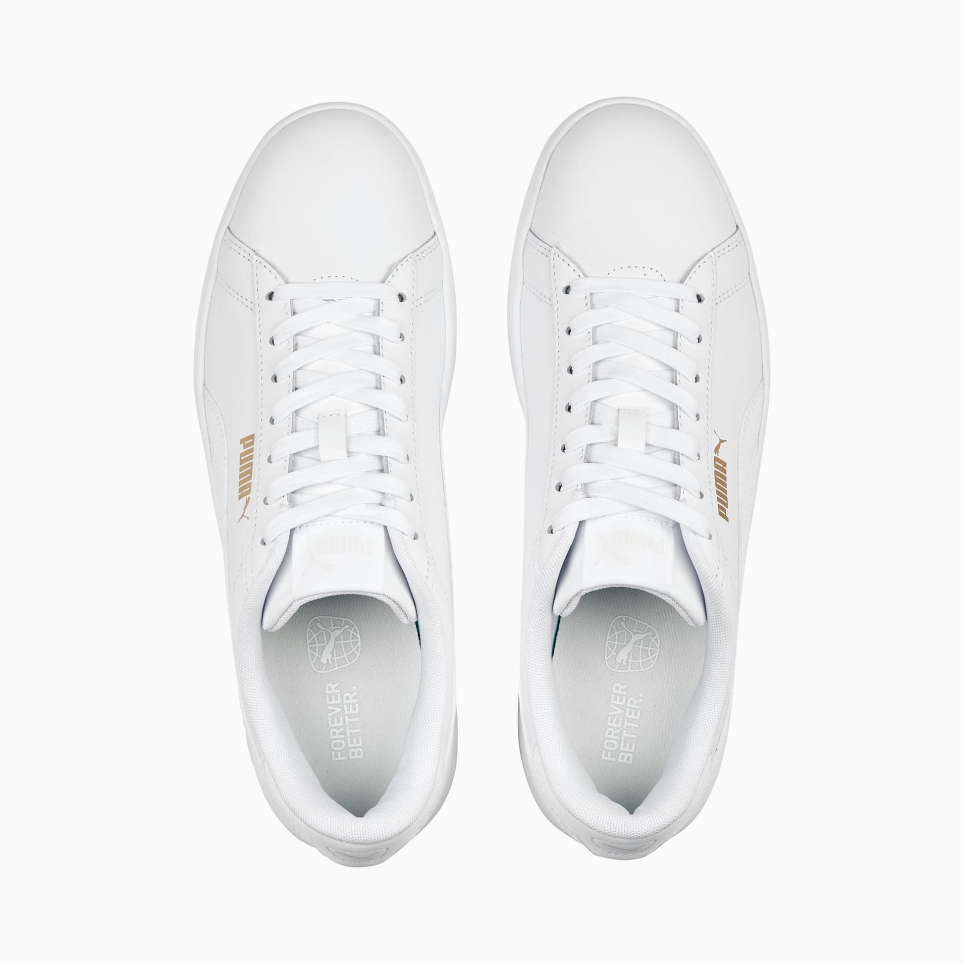 PUMA Smash 3.0 L Synthetic Leather Tennis-Inspired Casual Sneakers for Men