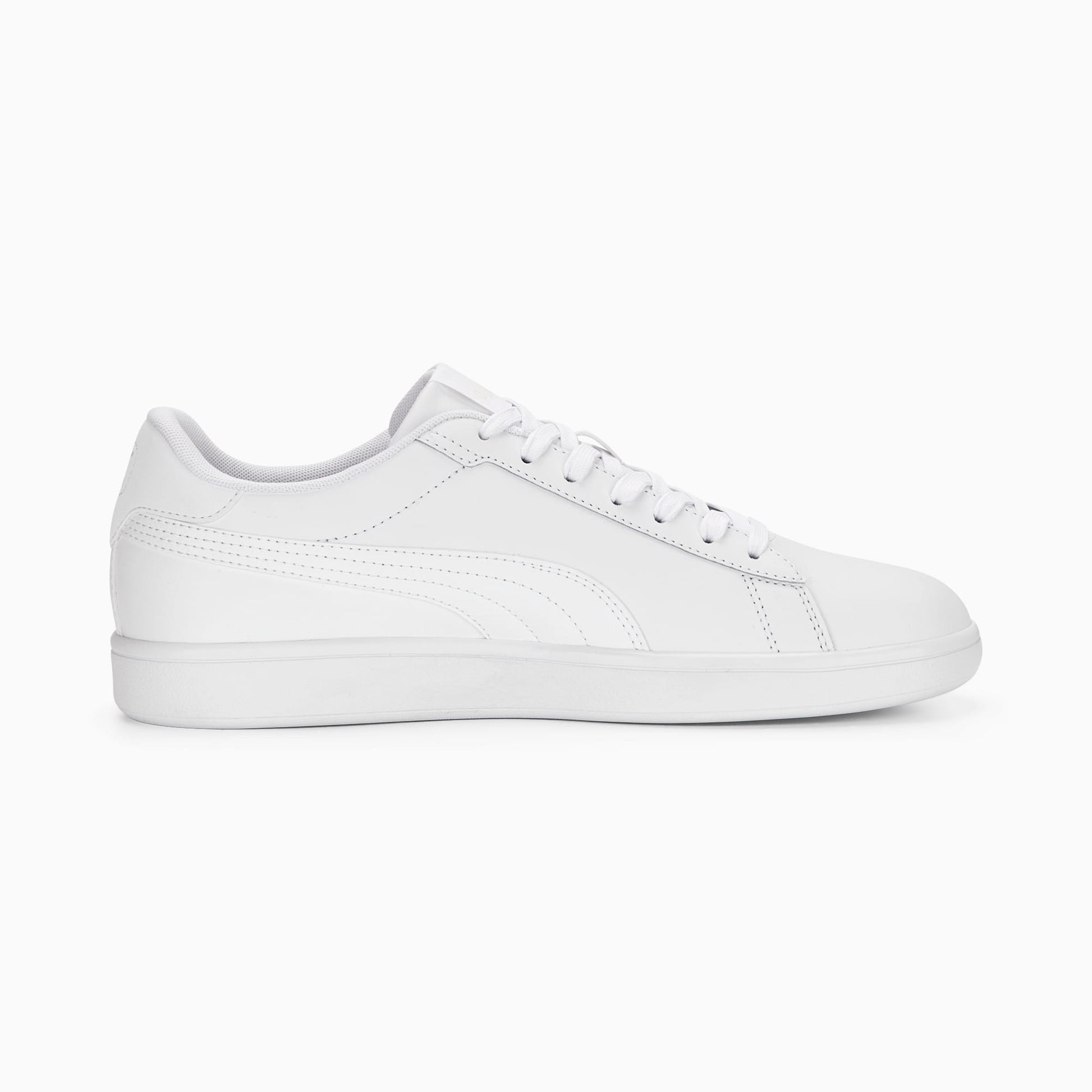 PUMA Smash 3.0 L Synthetic Leather Tennis-Inspired Casual Sneakers for Men