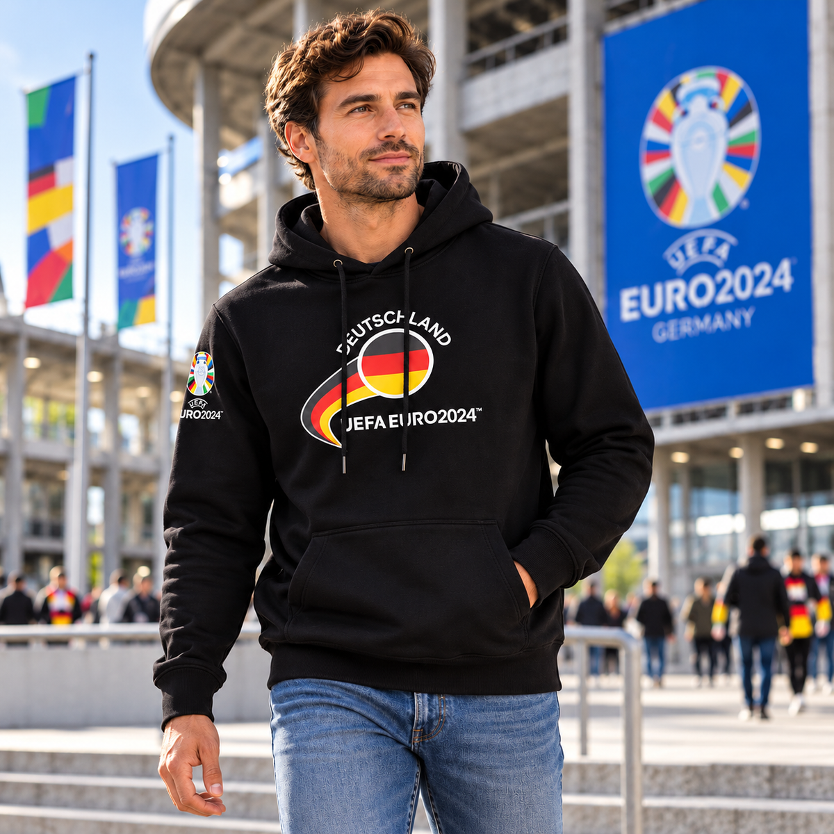 EURO2024 Men's Sports Hoodie