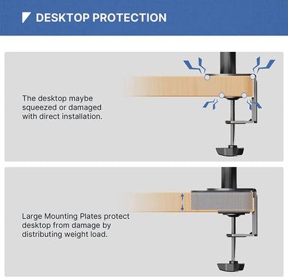 PUTORSEN Steel Monitor Mount Reinforcement Plate