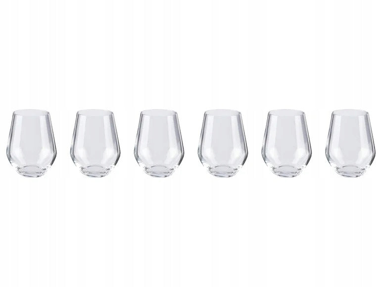 Ernesto Crystal Glass Tumblers 395 ml 6 pc