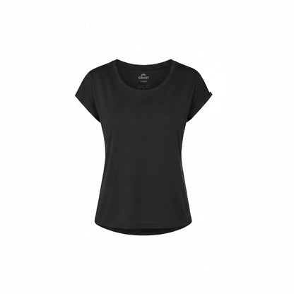 Crivit Women's Quick-Dry Performance T-Shirt Black S 36/38