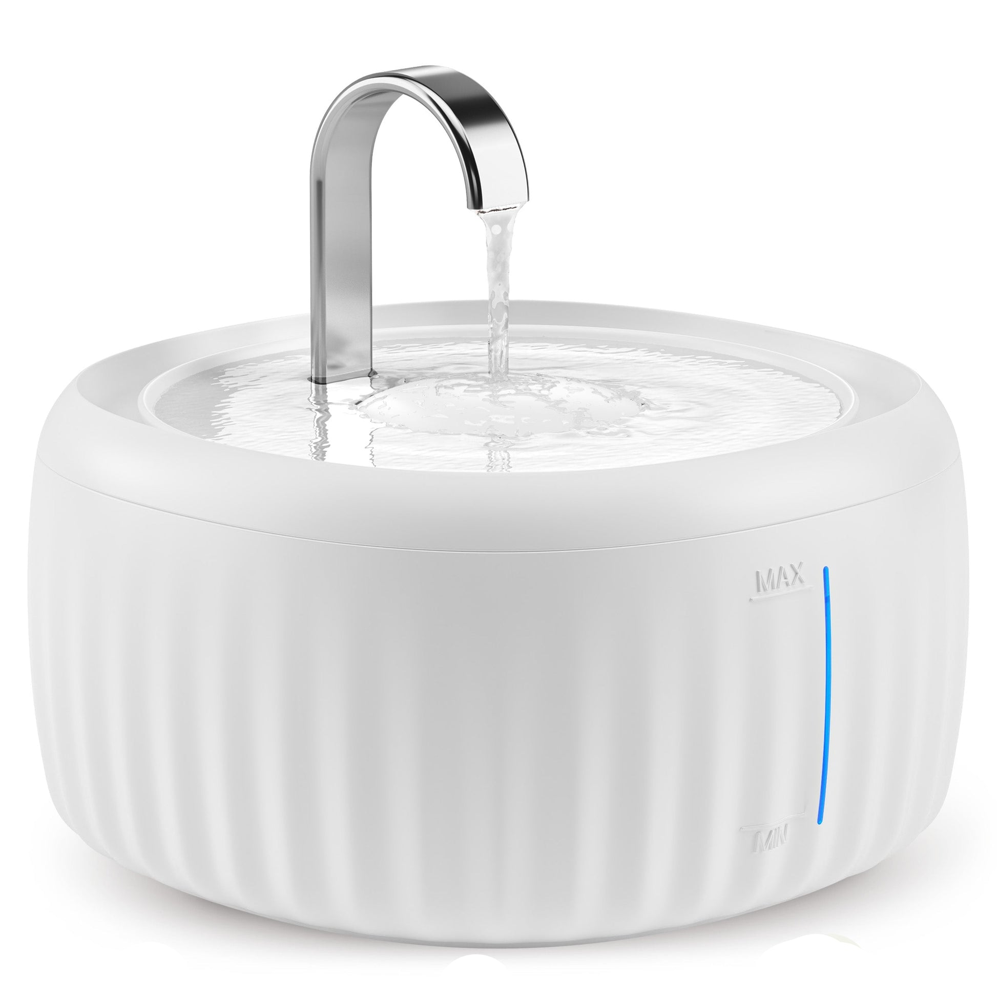 PrettyPaw Aqua Flow Cat Water Fountain 3L BPA-Free with LED and Carbon Filter
