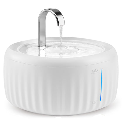 PrettyPaw Aqua Flow Cat Water Fountain 3L BPA-Free with LED and Carbon Filter