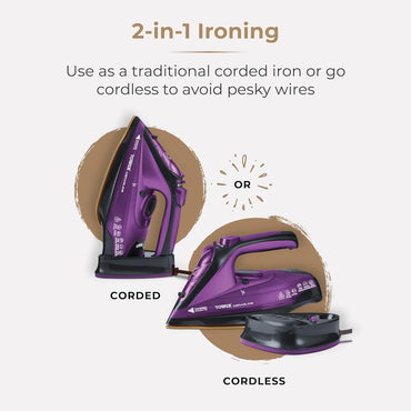 TOWER Ceraglide Cord Cordless Iron