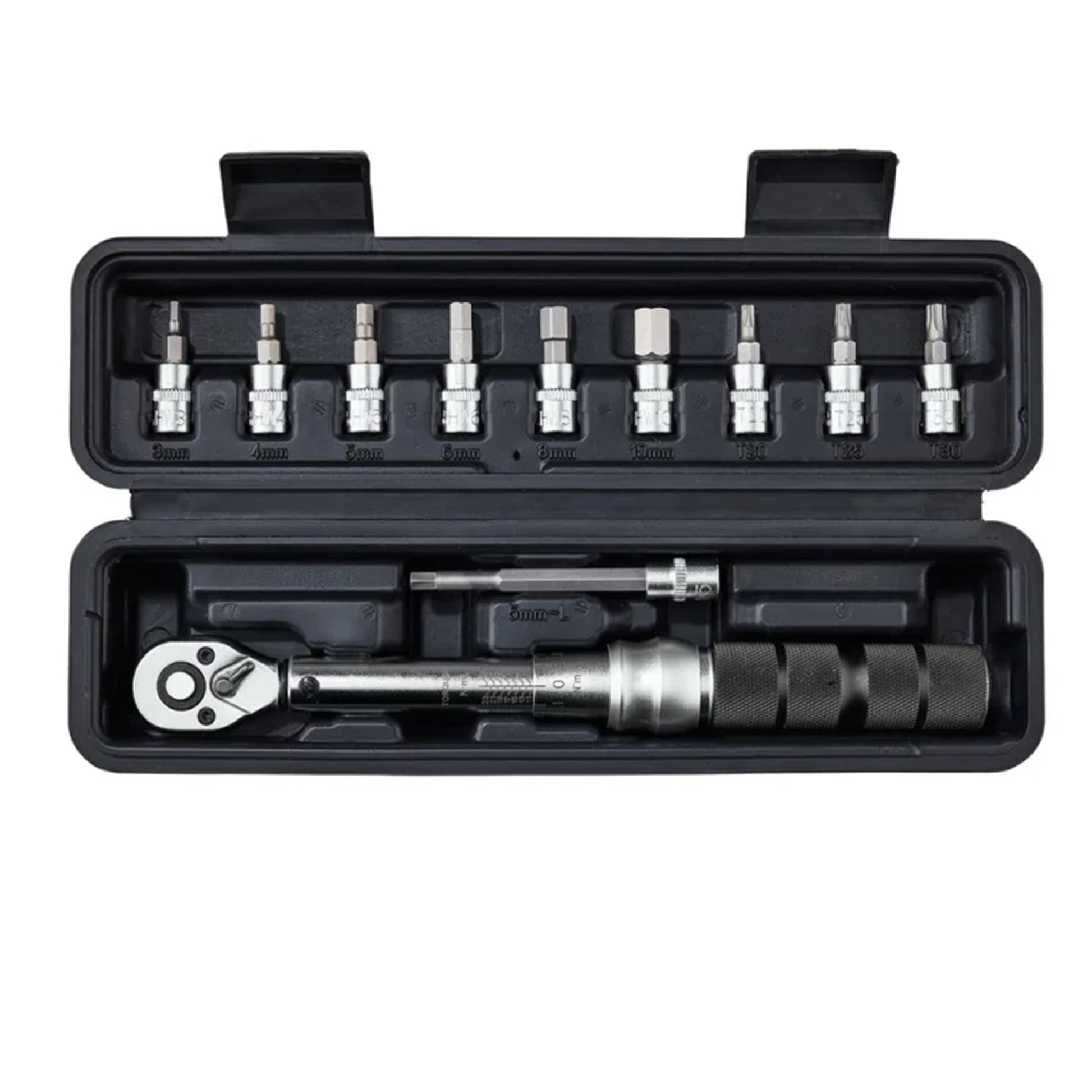 Crivit Bicycle Torque Wrench 2-24 Nm 9-Piece Set
