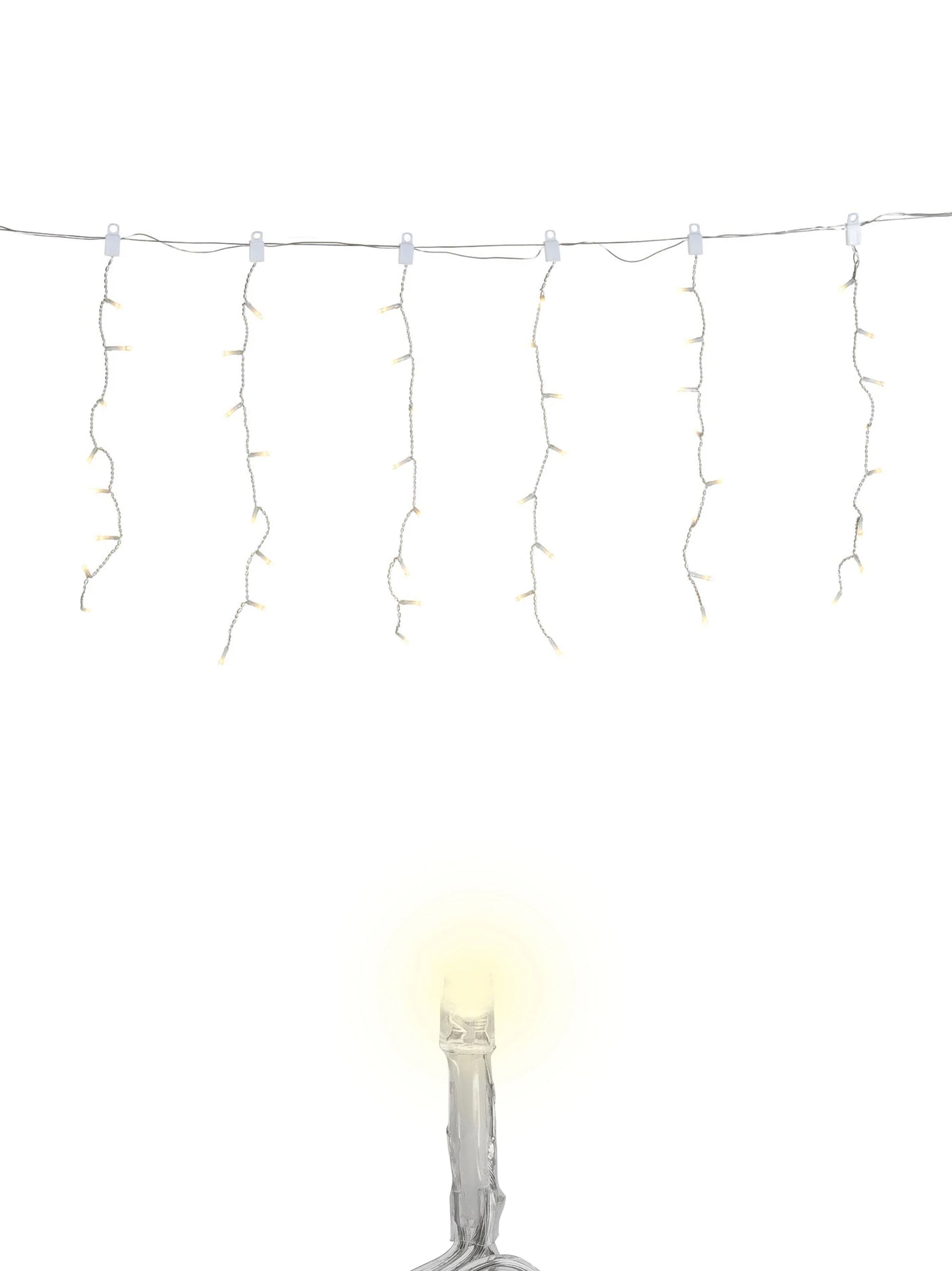 Vibrant LED Light Curtain with 8 Adjustable Warm‑Cool Modes