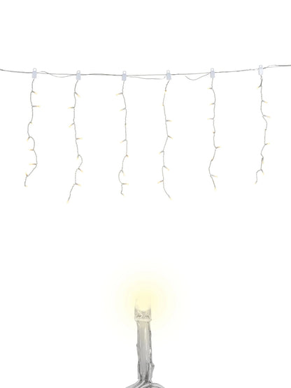 Vibrant LED Light Curtain with 8 Adjustable Warm‑Cool Modes