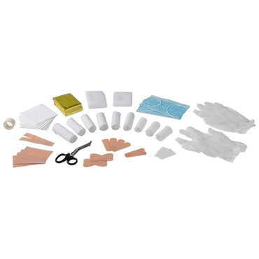 Comprehensive First Aid Kit with Medical Masks and Rescue Blanket