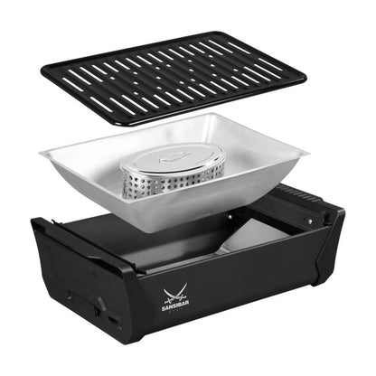 Sansibar Charcoal Grill With Active Ventilation 44.5x25.5x13.5cm
