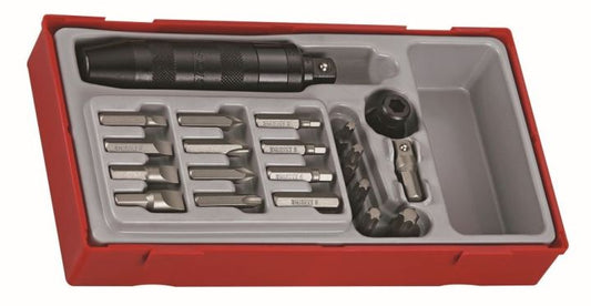 Teng TTID20 Industrial Impact Driver Set with 1/2-inch Drive and 17 Bits